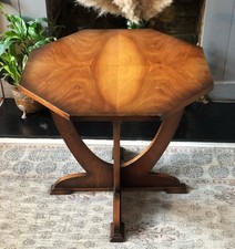 1930s Art Deco Walnut Coffee /