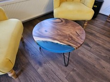 Epoxy Resin Solid Walnut Round