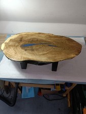 Waney Edge Walnut and Epoxy